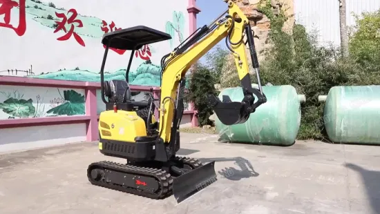 La Chine vend une mini-pelle de 1,7 tonne avec châssis réglable