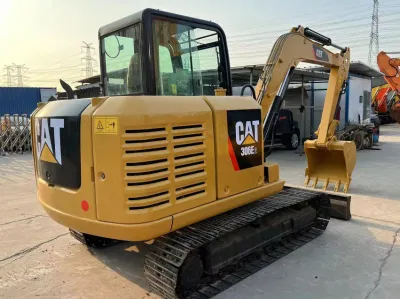 Cat 306e2 d'occasion Pelle Caterpillar 306 d'occasion à vendre avec chenille en caoutchouc et connexion rapide rotative